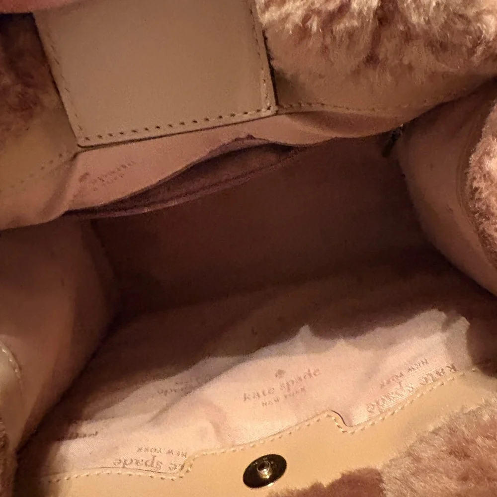 Kate Spade Ellie Faux Fur Crossbody Tote - Picture 5 of 6